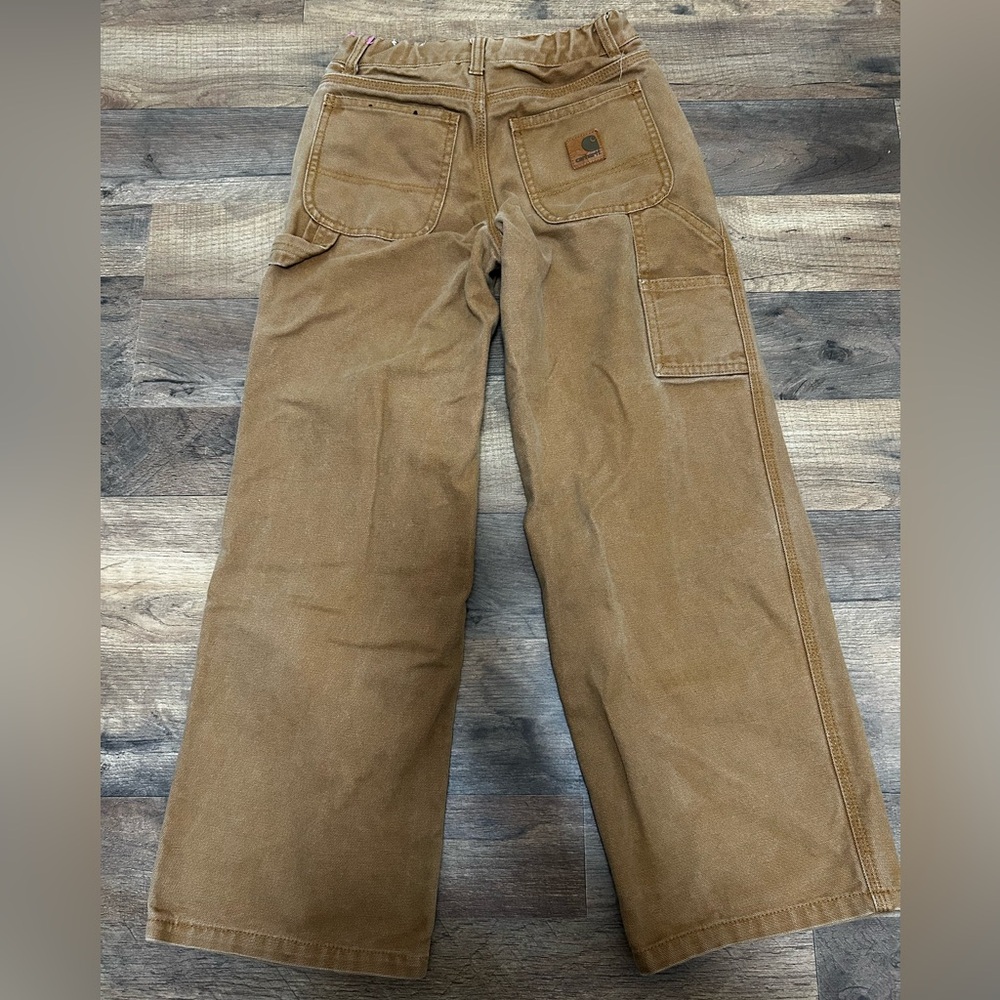 Carhartt Kids  Tan Cargo Pants size 10Y #BigBoy